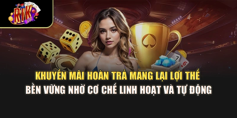 Khuyến mãi hoàn trả mang lại lợi thế bền vững nhờ cơ chế linh hoạt và tự động
